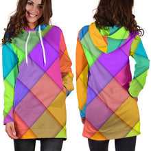 Load image into Gallery viewer, Love Pastel Colors Women's Hoodie Dress