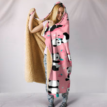 Load image into Gallery viewer, Baby Panda Snuglee Hooded Blanket