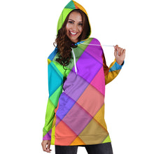 Load image into Gallery viewer, Love Pastel Colors Women's Hoodie Dress