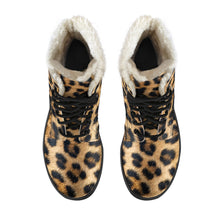 Load image into Gallery viewer, Leopard Animal Print Faux Fur Lined Boots