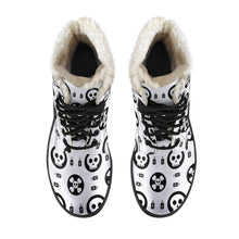 Load image into Gallery viewer, Skulls and Potion Faux Fur Leather Boots