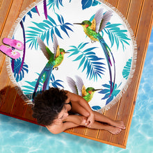Load image into Gallery viewer, HUMMINGBIRD BEACH BLANKET