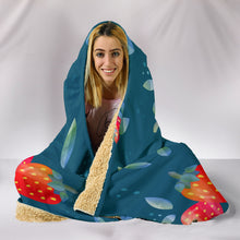 Load image into Gallery viewer, Juicy Strawberry Hooded Blanket