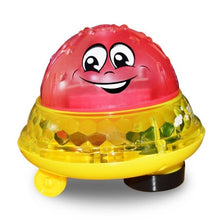 Load image into Gallery viewer, Baby spray water bath toys with flashing LED light.