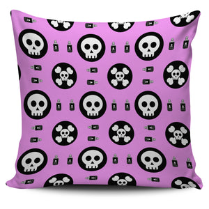 Skulls and Potion Pillow Cover