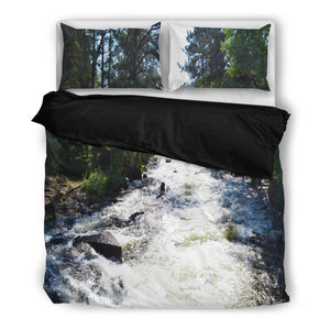 Relaxing Rapids Bedding Set - Black