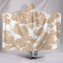 Load image into Gallery viewer, Mucky Jigsaw Puzzle Hooded Blanket
