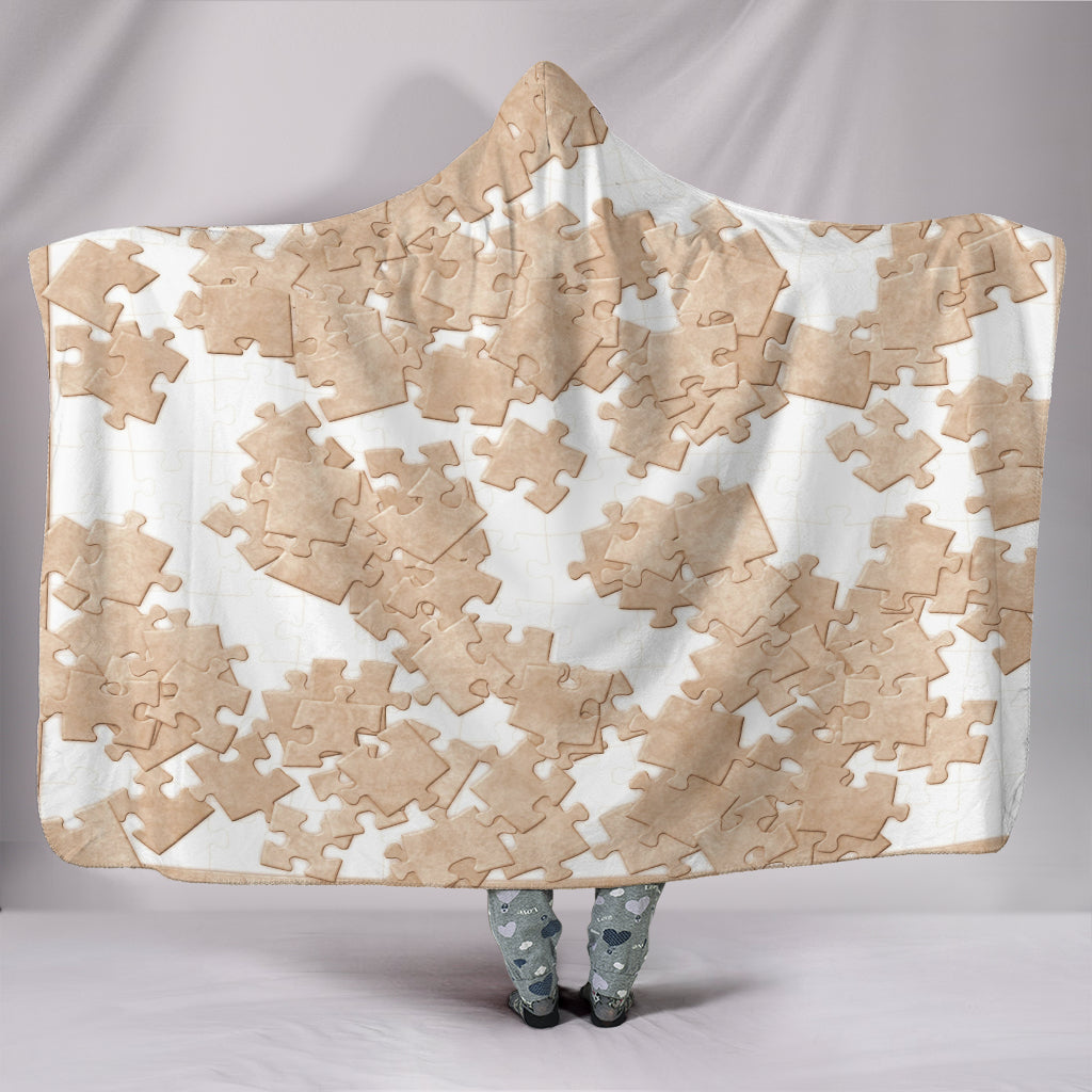 Mucky Jigsaw Puzzle Hooded Blanket