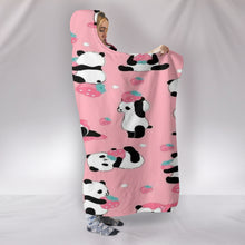 Load image into Gallery viewer, Baby Panda Snuglee Hooded Blanket
