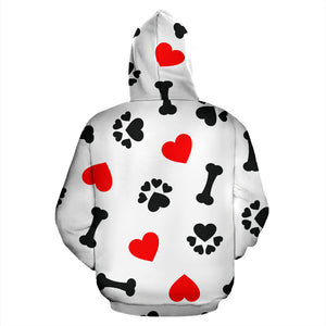 Dog Love All Over Hoodie