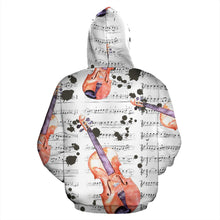 Load image into Gallery viewer, Guitar Lovers All Over Hoodie
