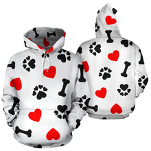 Load image into Gallery viewer, Dog Love All Over Hoodie
