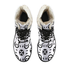 Load image into Gallery viewer, Skulls and Potion Faux Fur Leather Boots
