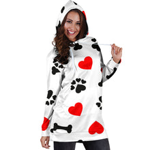 Load image into Gallery viewer, Women&#39;s Dog Love Hoodie Dress
