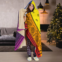 Load image into Gallery viewer, Ultimate Rainbow Bandana Hooded Blanket
