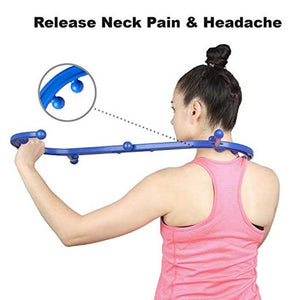 Self massager with therapeutic hooks