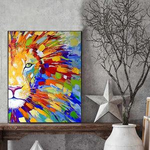 HOT Frame Dazzling Animals Art Canvas.