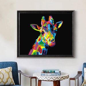 HOT Frame Dazzling Animals Art Canvas.