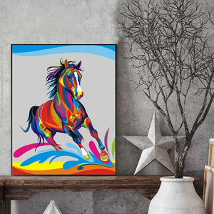 HOT Frame Dazzling Animals Art Canvas.