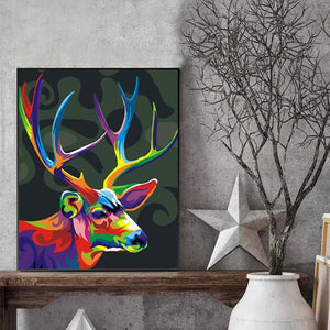 HOT Frame Dazzling Animals Art Canvas.