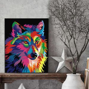 HOT Frame Dazzling Animals Art Canvas.