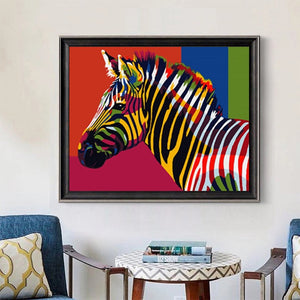 HOT Frame Dazzling Animals Art Canvas.