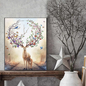 HOT Frame Dazzling Animals Art Canvas.